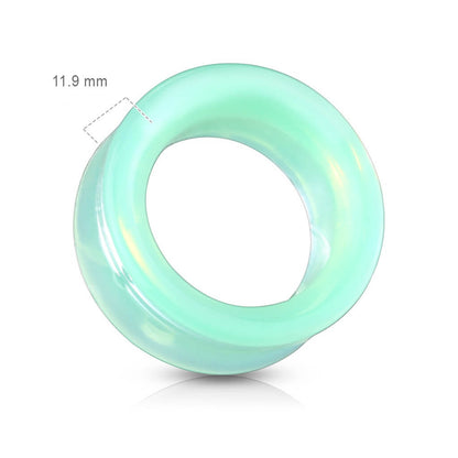 Glass Tunnel Green Opal Glass