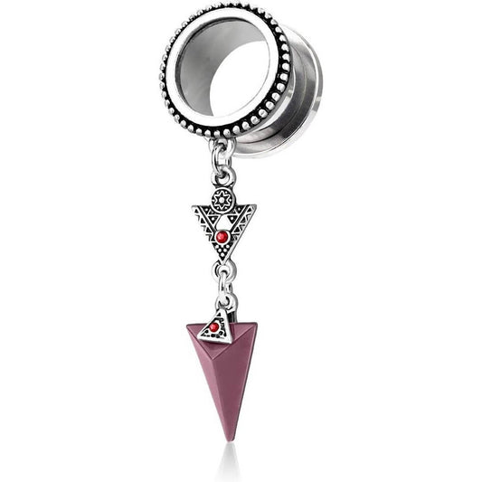 Écarteur Pendentif Tribal Argent