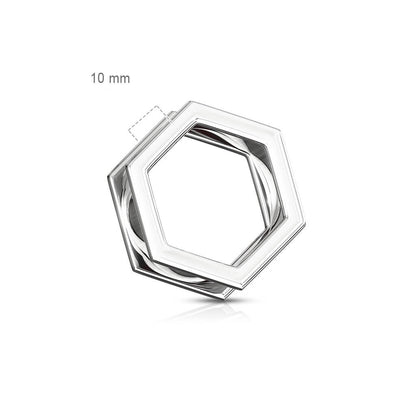 Écarteur Hexagone Argent