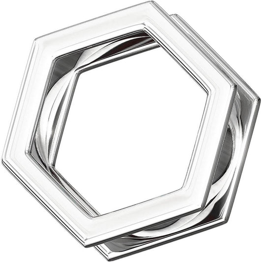 Tunnel Hexagon Silver