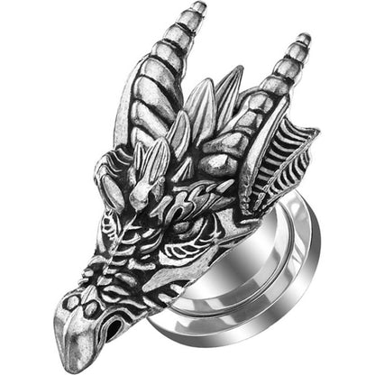 Plug Drache Silber