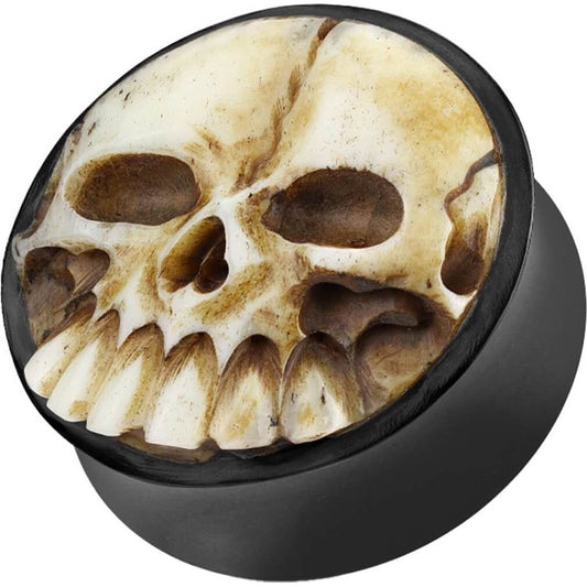 Plug Skull Bufallo Horn