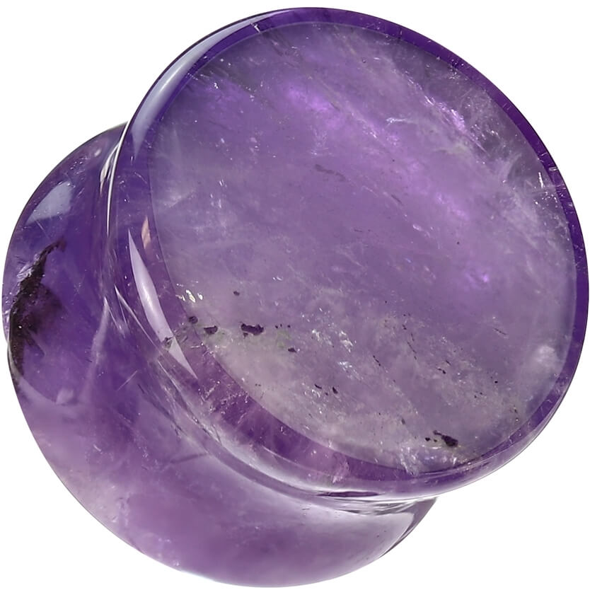 Tunnel Amethyst Semi Precious Stone