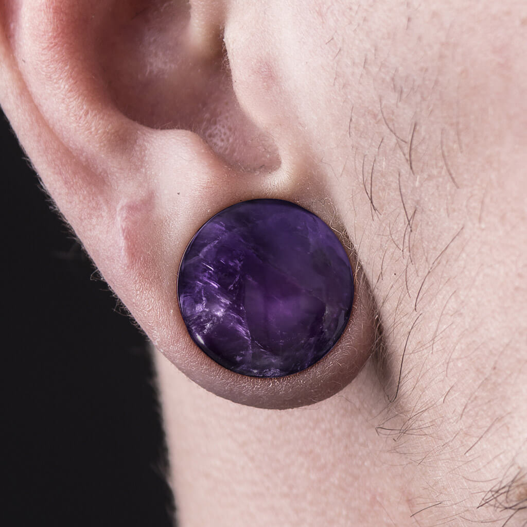 Plug Amethyst Silicone O-Ring