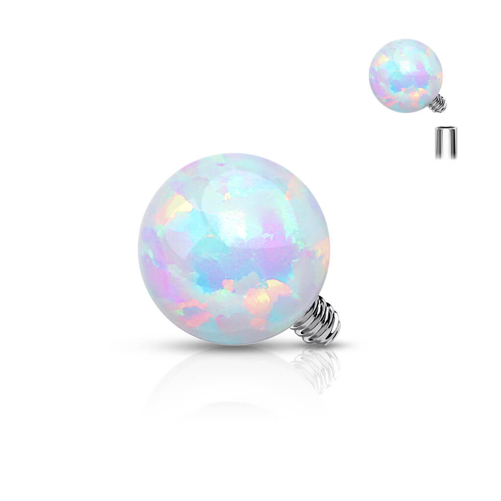 top ball opal Internally Threaded