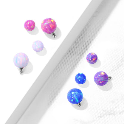 top ball opal Internally Threaded