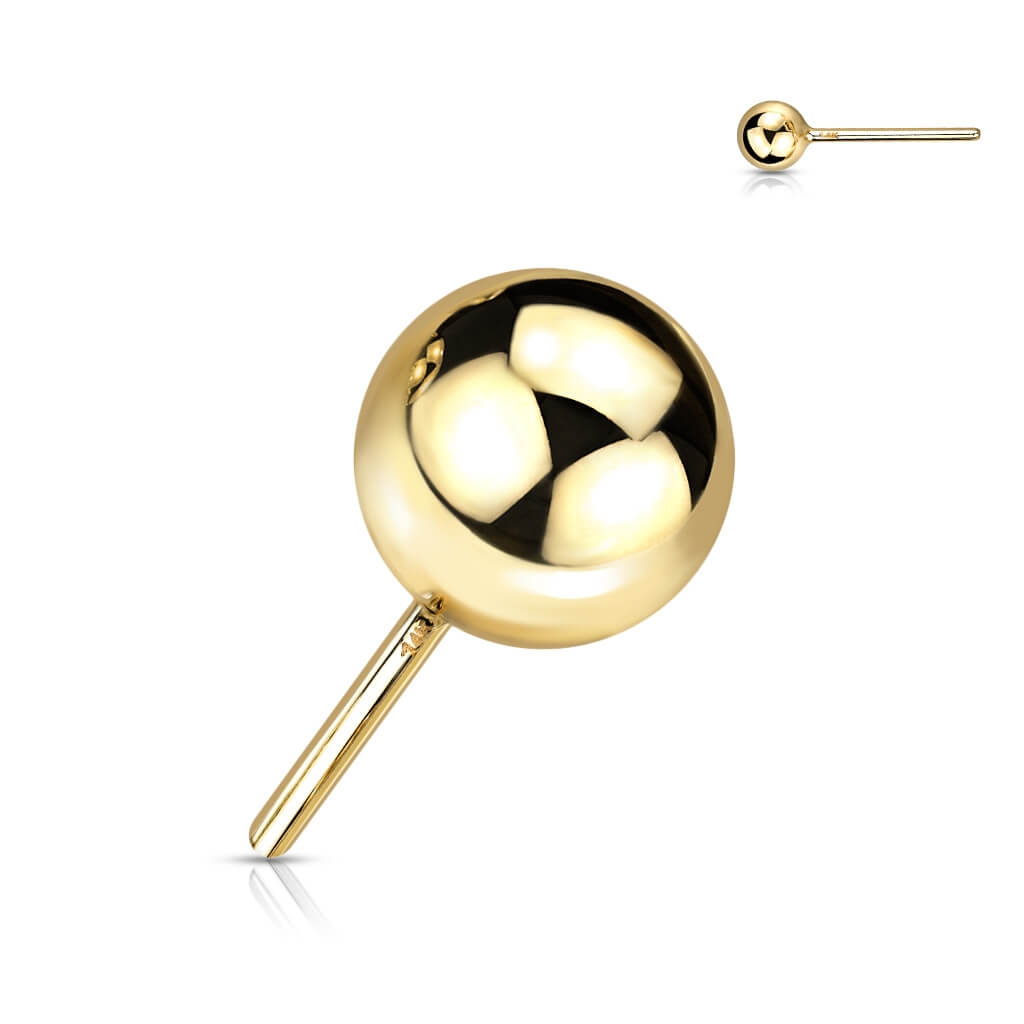 Oro 14 kt Superiore a sfera  Push-In