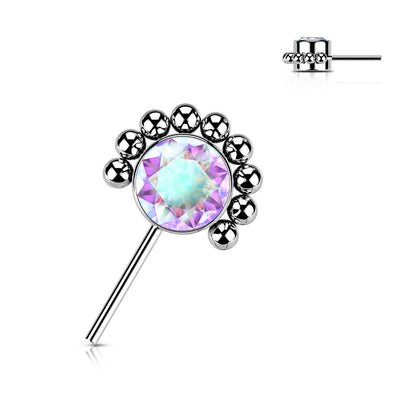 Titanium top zirconia or opal with beaded balls Push-In