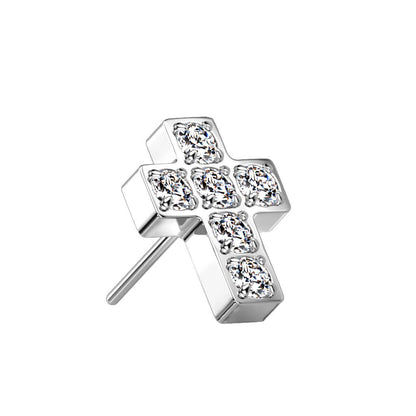 Titanium top cross zirconias Push-In