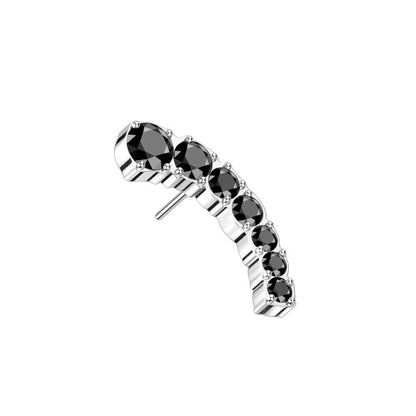 Titanium Top Arc Shape Zirconia Push-In