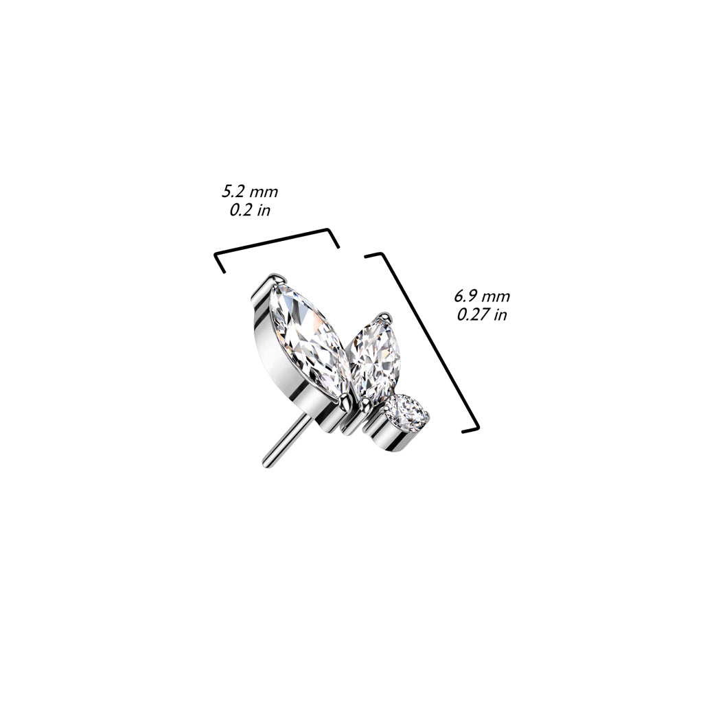 Titane Embout Embout Zircone Enfoncer