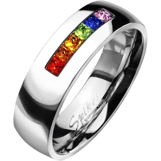 Zirconia Rainbow Silver