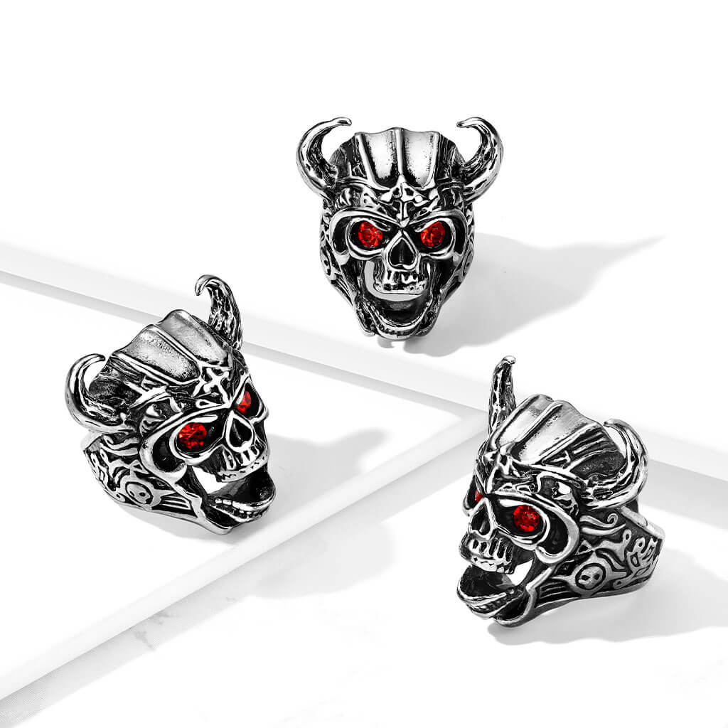 Skull Zirconia Silver