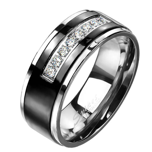 Titanium Zirconia Black Silver