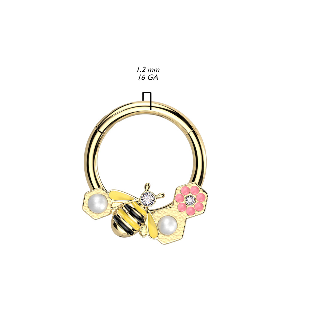 Ring Bee Zirconia Clicker