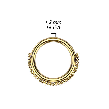 Ring Beaded Ball Line Clicker