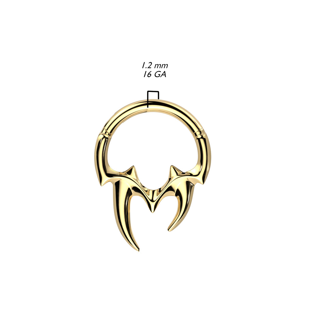 Ring Tribal Fangs Clicker