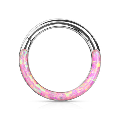 Anello Piercing Opale Clicker