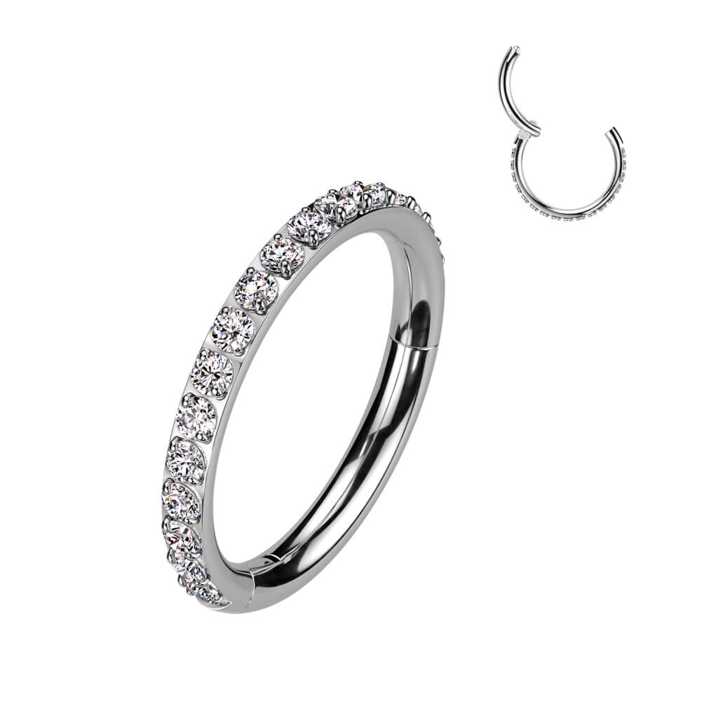 Titanium Ring Zirconia Clicker