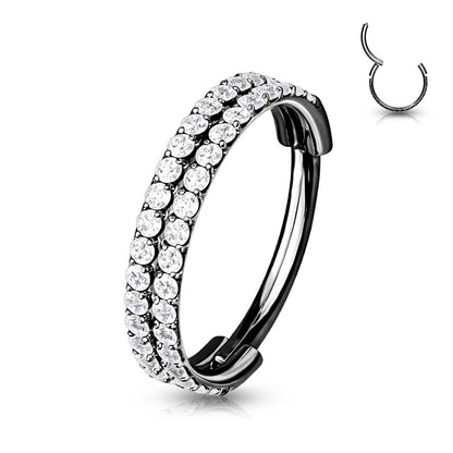 Titanium Ring Zirconia Clicker