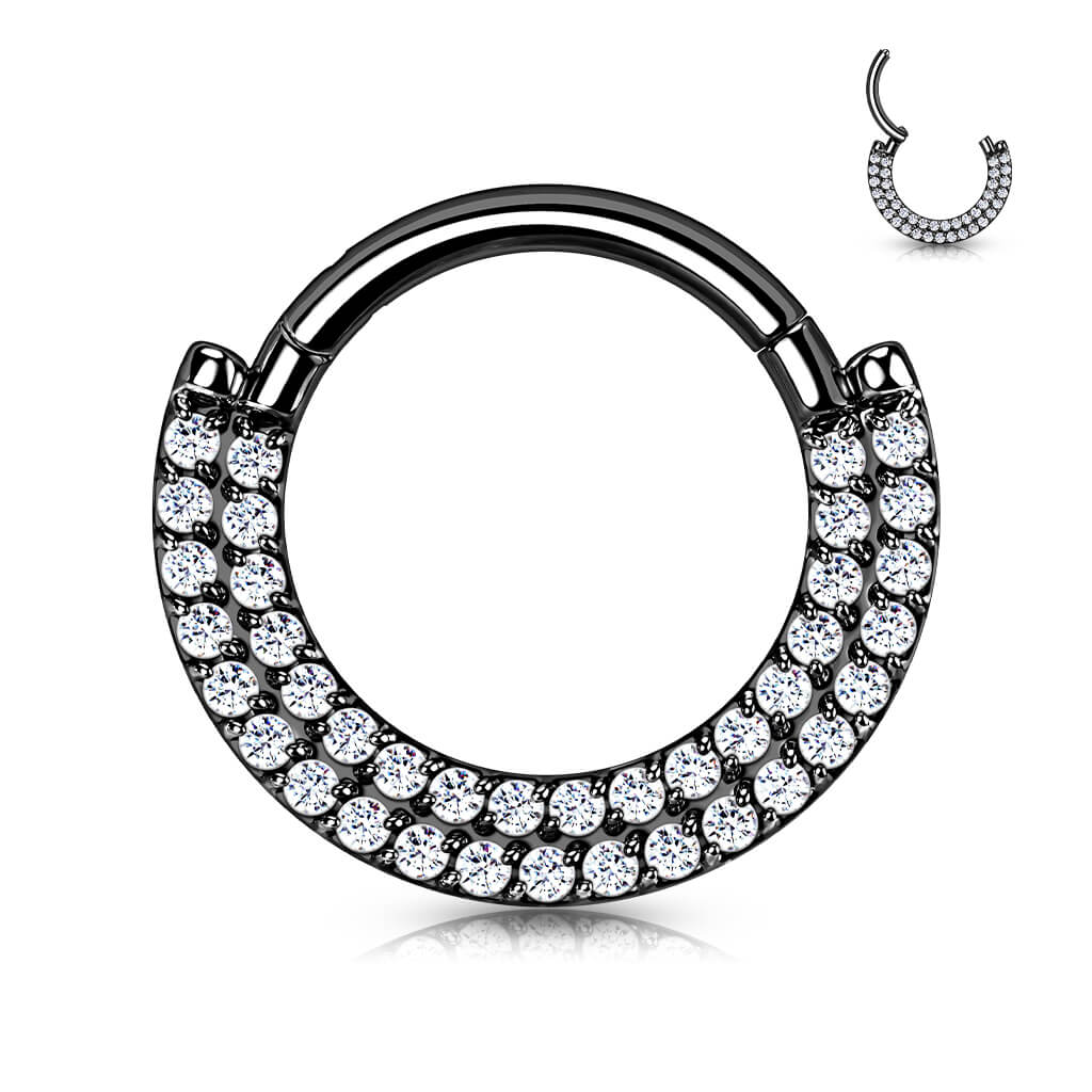 Titanium Ring Zirconia Clicker