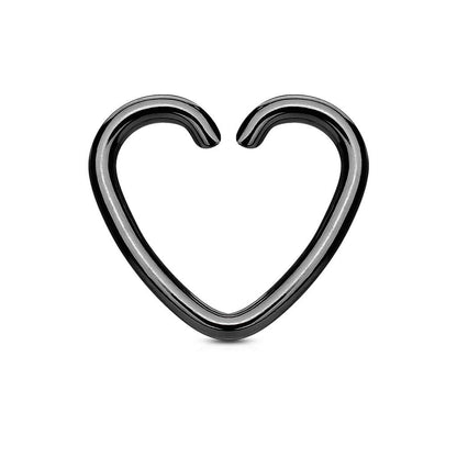 Anello Piercing  Cuore  Pieghevole