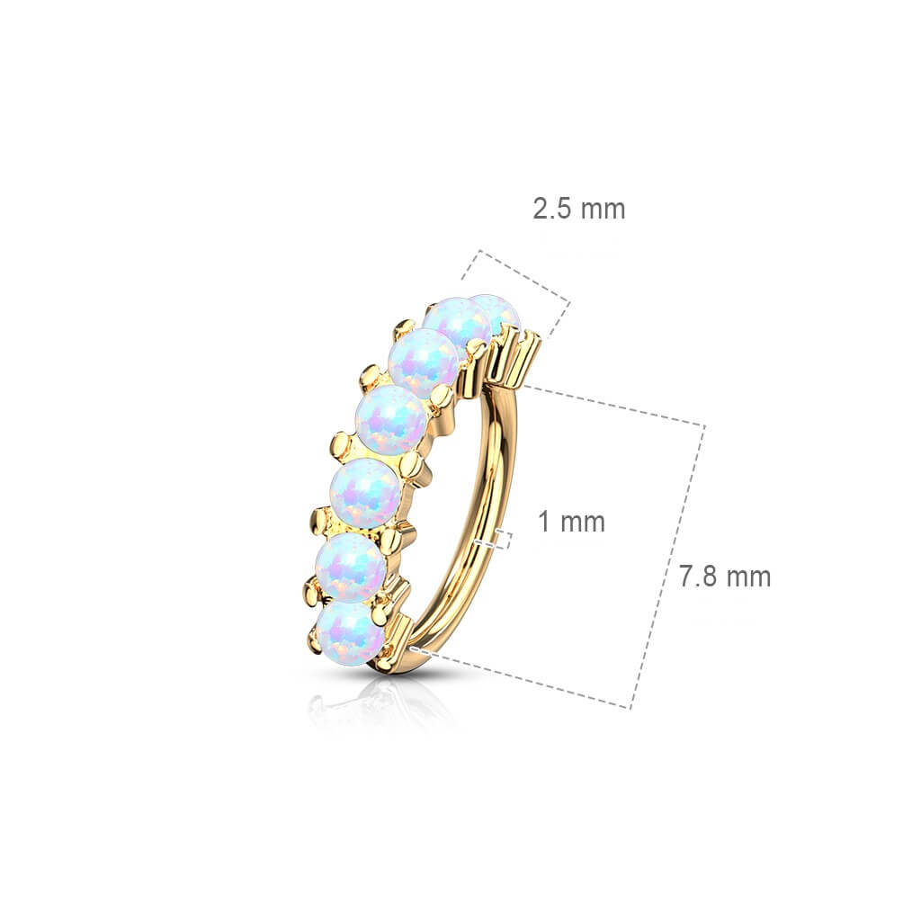 Ring 7 Opal Bendable