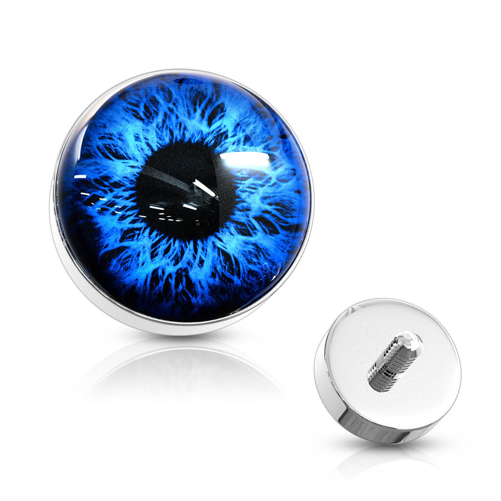 top dermal anchor eyeball Internally Threaded