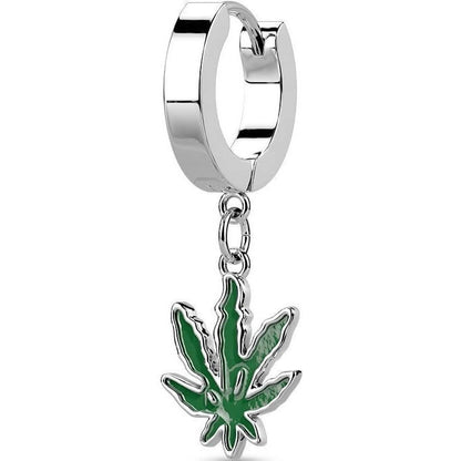 Hemp Leaf dangle Clicker