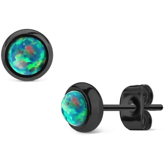 Opal Round Black