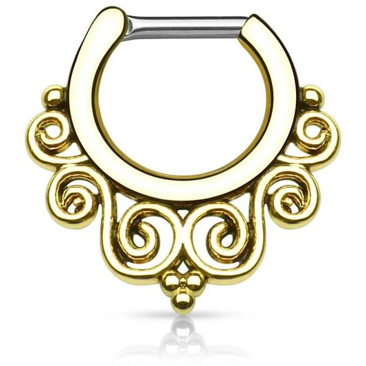 Septum clicker tribal clicker