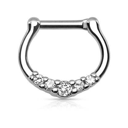 Piercing Septum  Clicker Zirconia Clicker