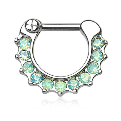 Piercing Septum  Clicker Opale Clicker