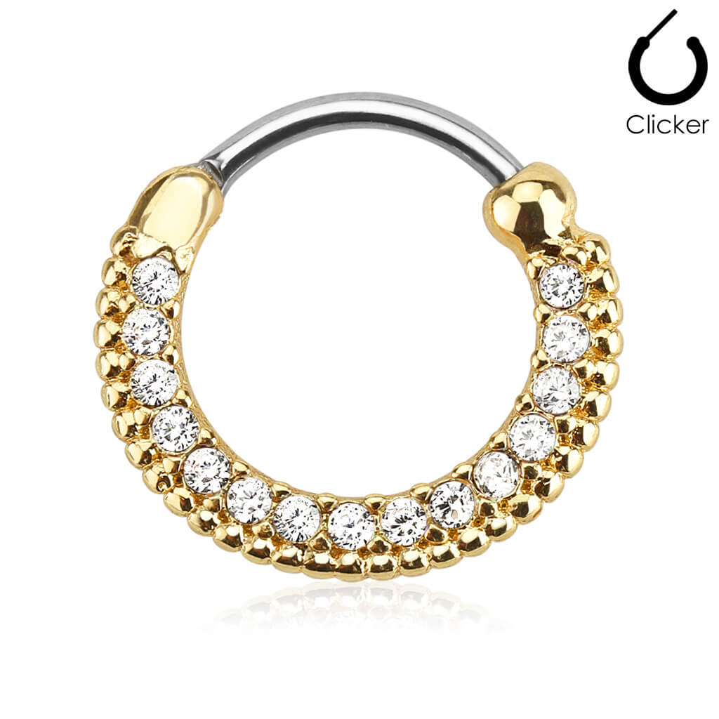 Septum clicker cyrkonia clicker