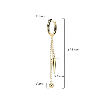 Chain Spike dangle Clicker