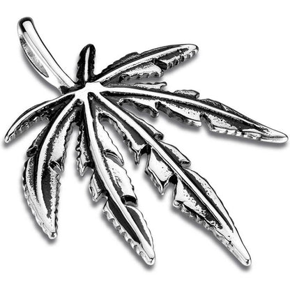 Hemp Leaf Silver