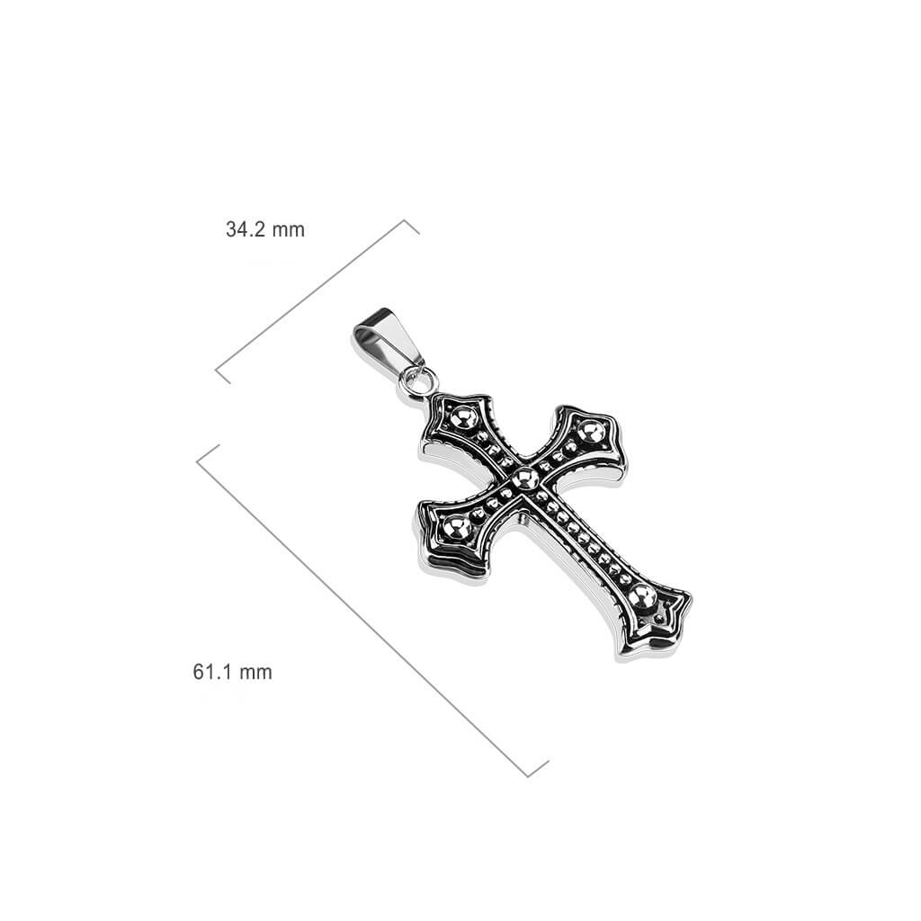 Collier Croix Zircone