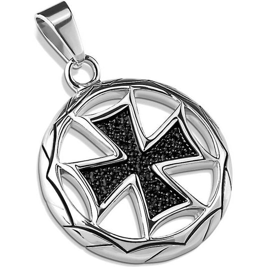 Iron Cross Black Silver