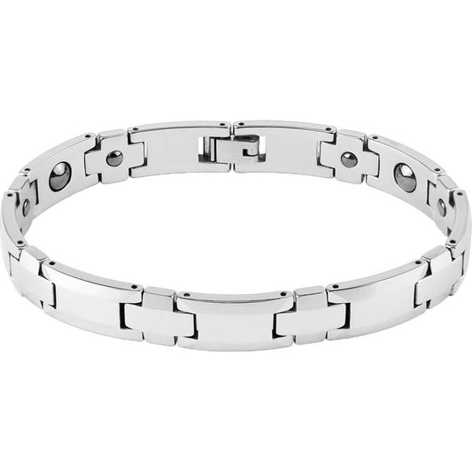 Pulsera mallas de plata