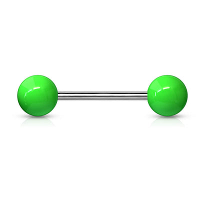 Titanio Barbell Sfera in acrilico