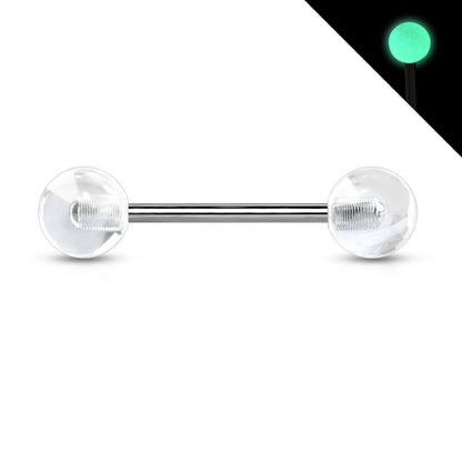 Titan Barbell Acryl Kugel Glow in the Dark