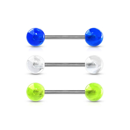 Titan Barbell Acryl Kugel Glow in the Dark