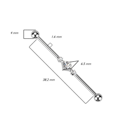 Titane Barre industriel Zircone Carrée Filetage Interne