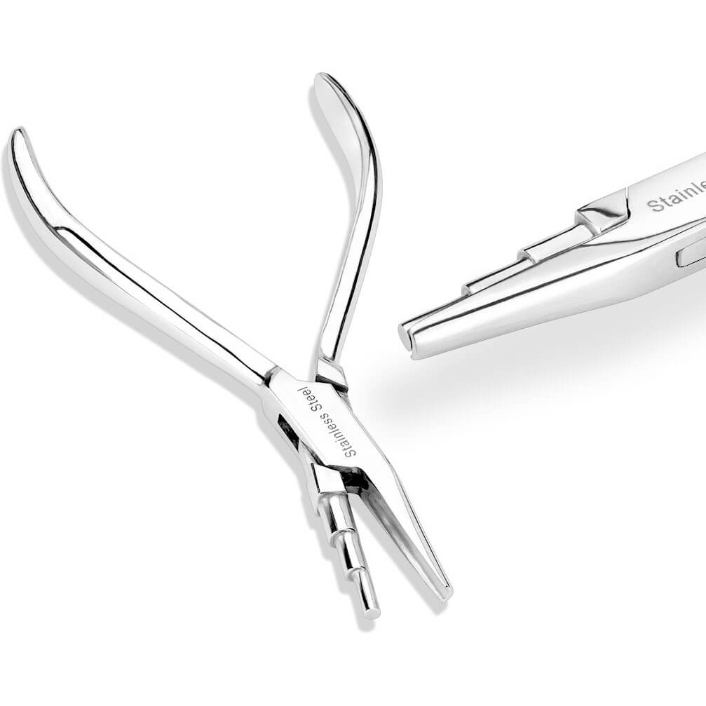 3 steps nose ring bending plier stainless steel