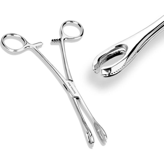 Forester forceps slotted stainless steel