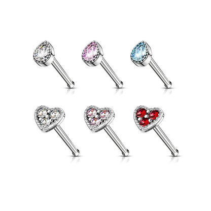 Nose Stud Set Zirconia