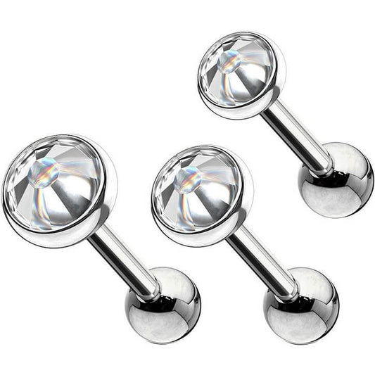 Barbell Circonita Redonda Plata