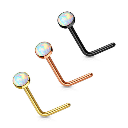 Nose L-Shape Opal Round