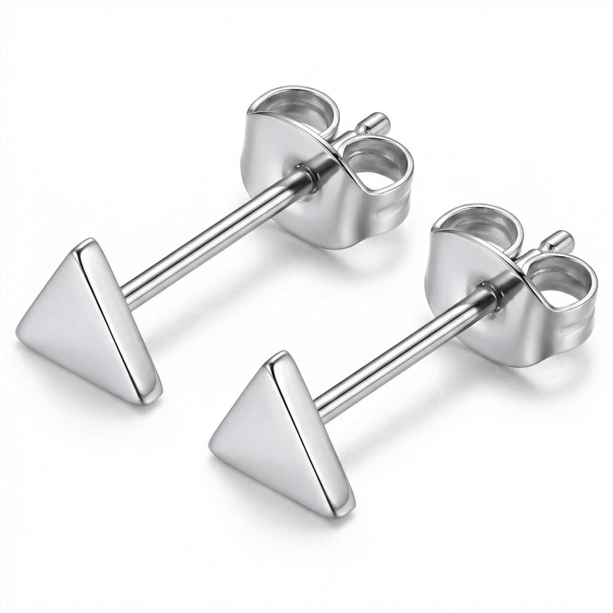 Titanium Earring Triangle Geometric Shape