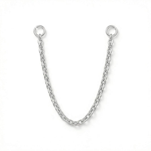Titanium Attachment Double Ring Cable Chain
